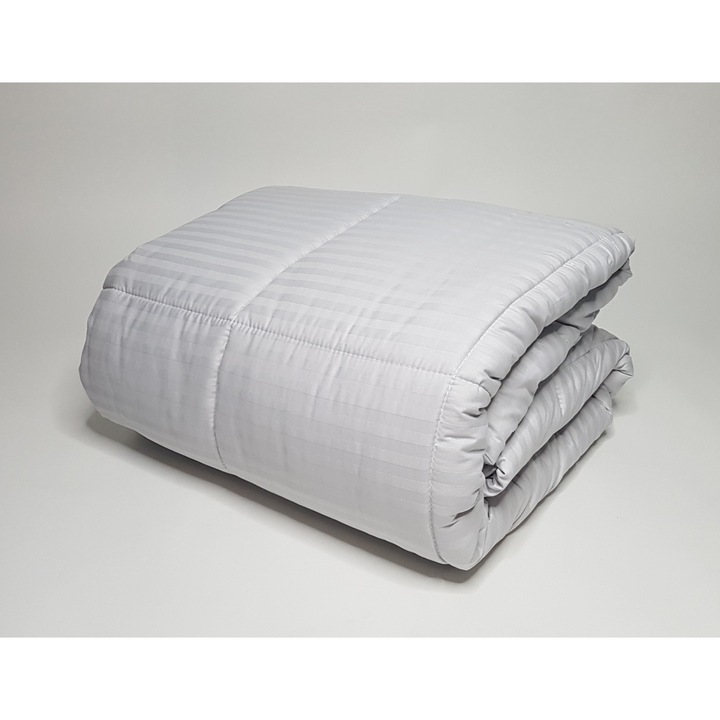 Pilota iarna matlasata, Ralex Pucioasa,140 x 210cm, umplutura lana, gri