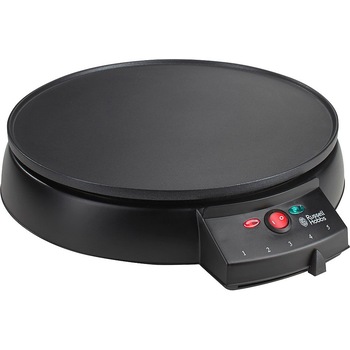 Aparat pentru preparat clatite Russell Hobbs 20920-56 Fiesta, 1000W, 30 cm, Termostat, Invelis antiaderent, Negru Aparat pentru preparat clatite Russell Hobbs 20920-56 Fiesta, 1000W, 30 cm, Termostat, Invelis antiaderent, Negru