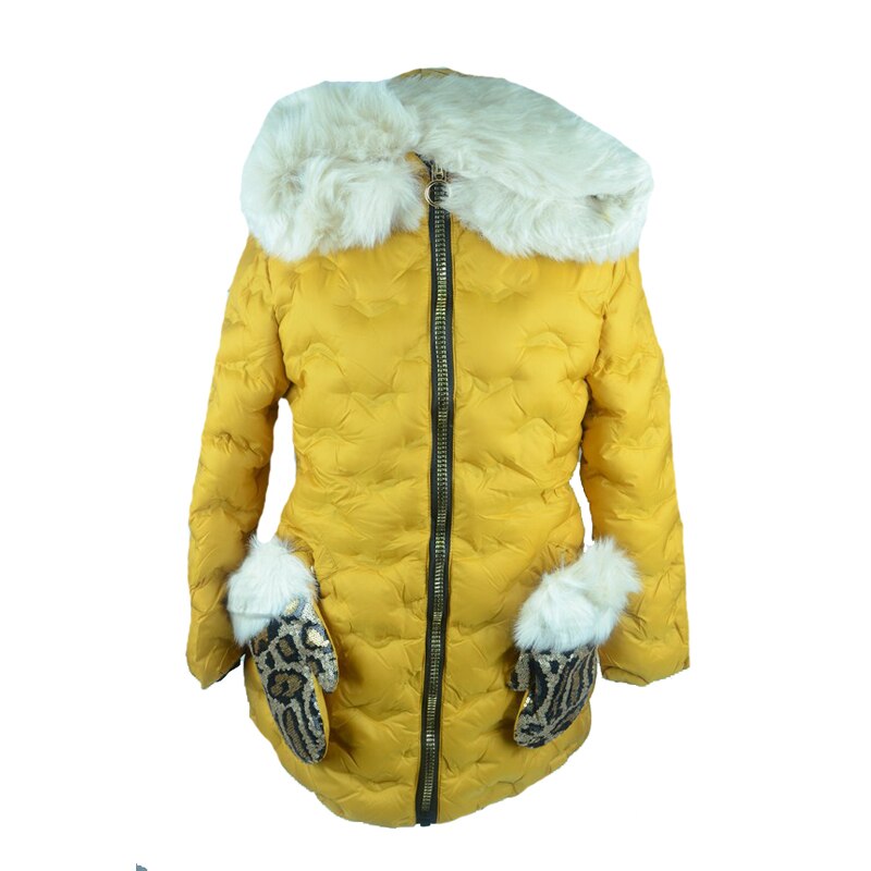 Geaca imblanita pentru fetite Happy House KK763-M, Multicolor, 176