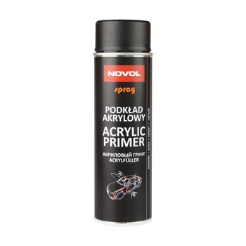 Spray Acryl Primer Novol 1K Negru 500 ml Spray Acryl Primer Novol 1K Negru 500 ml