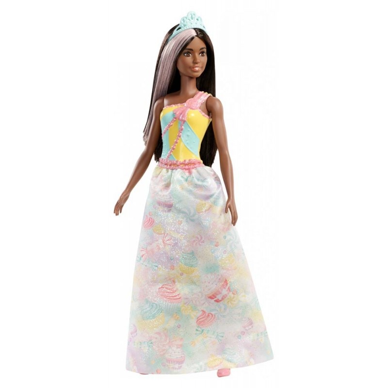 Papusa Printesa Barbie dreamtopia bruneta, 11.5 x 5.5 x 32.5 cm