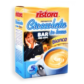 Ciocolata calda alba Ristora 5 plicuri 23g Ciocolata calda alba Ristora 5 plicuri 23g