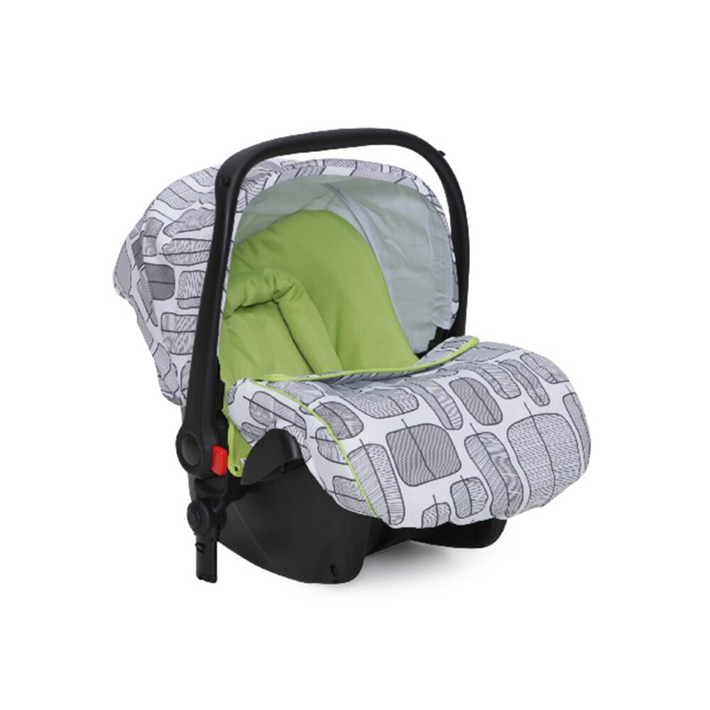 Cosulet auto omologat R44/04 Cangaroo Rachel 0-13 kg cu husa de picioruse, Verde/Gri