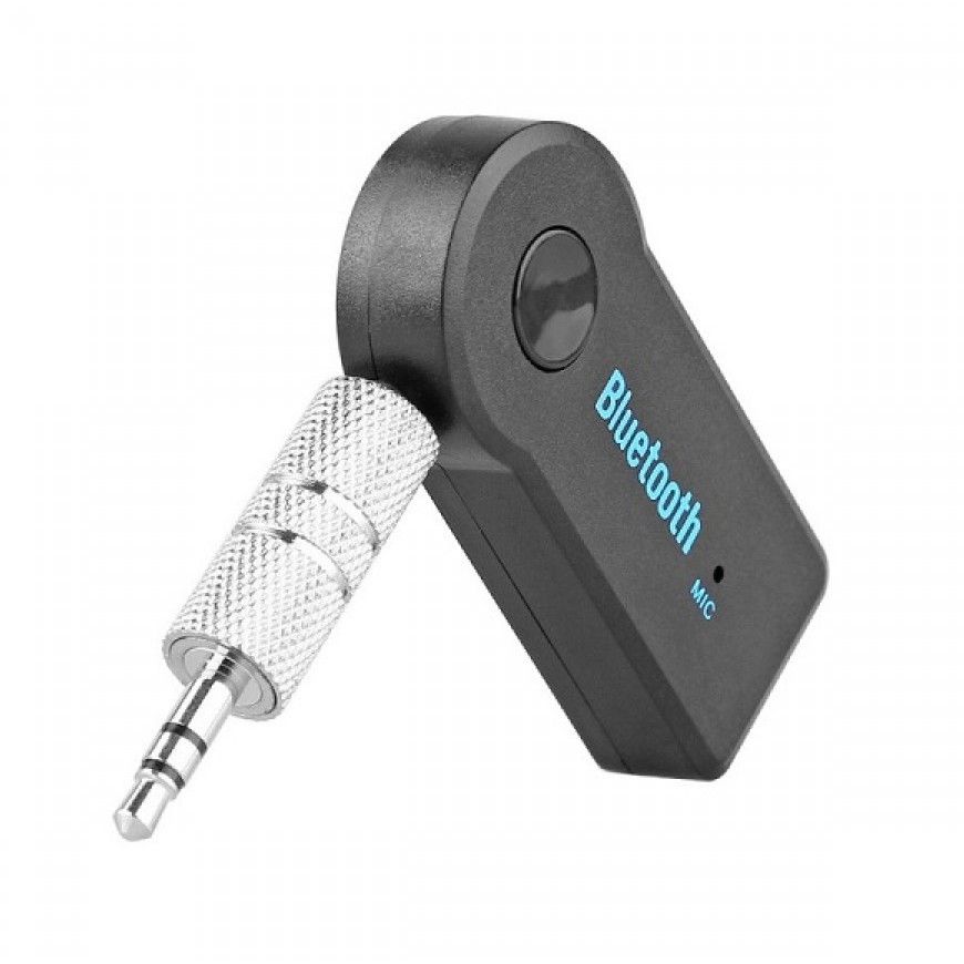 Adaptor Bluetooth pentru audio cu microfon, Negru