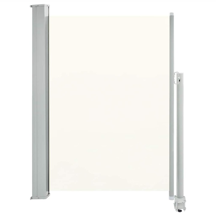 Прибираща се странична тента vidaXL, крем, 100x300 cм