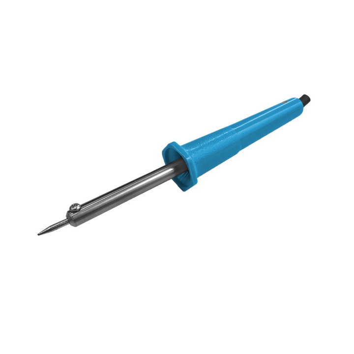 Поялник с права човка и нагревател FIXTEC, 220V, 30W, Син
