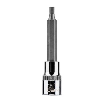 Cap tubulara 1/2'' cu antrenor hexagonal, H5 x 100mm, Neo 08-780 Cap tubulara 1/2'' cu antrenor hexagonal, H5 x 100mm, Neo 08-780