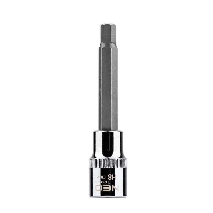 Tubulara cu Bit profil hexagonal lung 1/2", H8 X 100 mm Neo