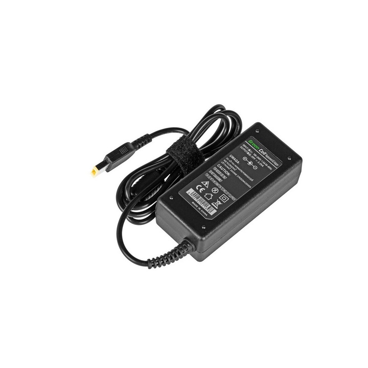 Incarcator compatibil Greencell pentru laptop Lenovo IdeaPad G400 G500s G505 G700 U330, IdeaPad Flex 10, Flex 14, Flex 15, Lenovo Thinkpad E431 E531 T431s T440s T540 X230s X240, Lenovo X1 Carbon gen 1, model ADLX45NLC3A 01FR047 00HM615 45N0293, 45W