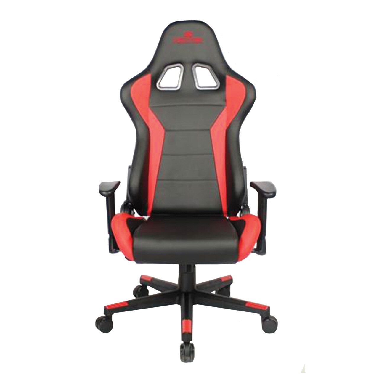 Scaun ergonomic MF Hexter ML, negru/rosu, PU