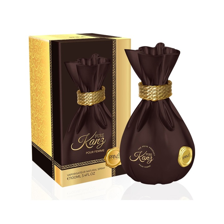 Női parfüm PRIVE EM KANZ PURE edp hosszantartó keleti virágillat 100 ml