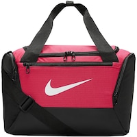 Geanta duffle Nike Brasilia Training XS, Pink/Black/White, Unisex, 25L
