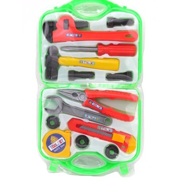 Jucarie interactiva, set de joaca trusa cu unelte si scule Jucarie interactiva, set de joaca trusa cu unelte si scule