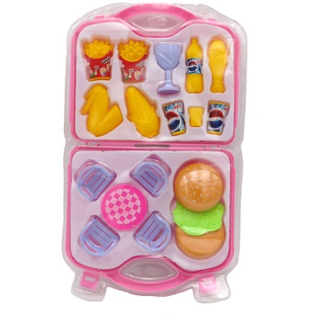 Jucarie interactiva, set de joaca pentru bucatarie, accesorii, masa cu scaune si alimente Jucarie interactiva, set de joaca pentru bucatarie, accesorii, masa cu scaune si alimente