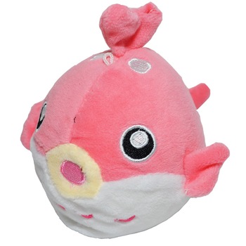 Figurina de plus tip squishy, Pestisor , roz , inaltime 10 cm , Robentoys Figurina de plus tip squishy, Pestisor , roz , inaltime 10 cm , Robentoys