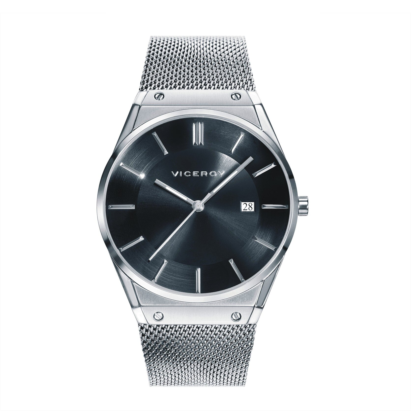 Ceas Viceroy 42243-57, Icon, barbatesc, inox, carcasa Slim