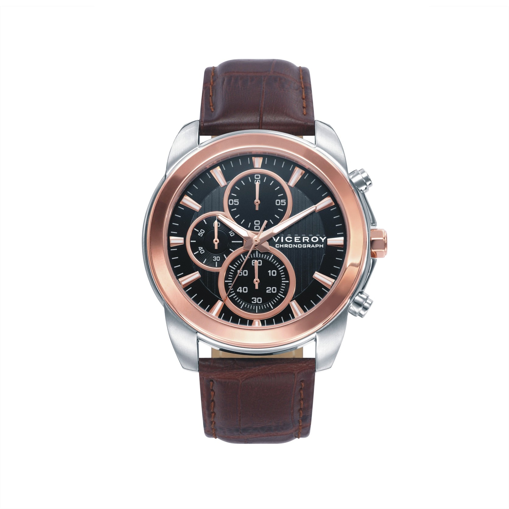 Ceas Viceroy 46641-57, barbatesc, cronograf, bicolor