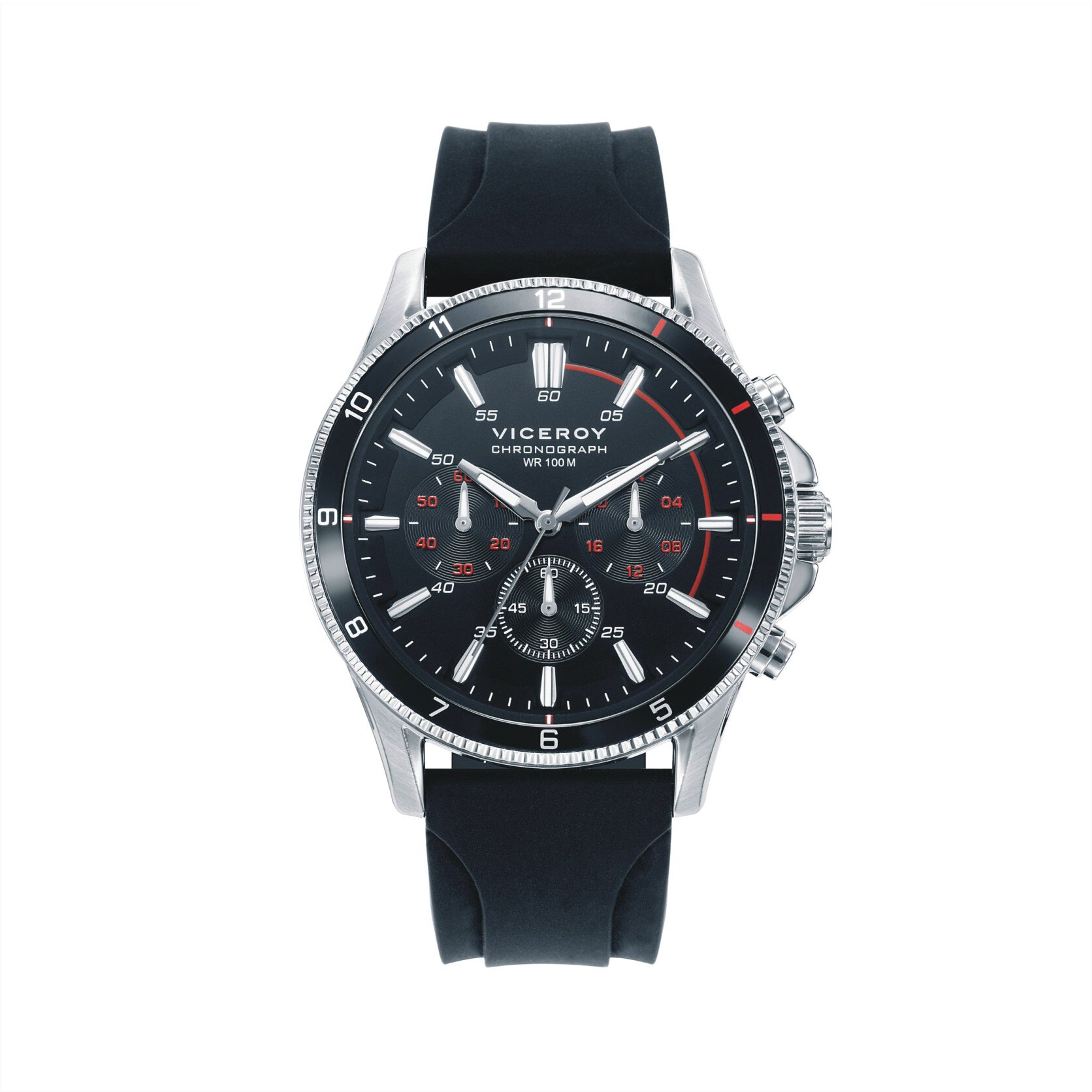 Ceas Viceroy 46689-57, Heat, barbatesc, cronograf, curea silicon