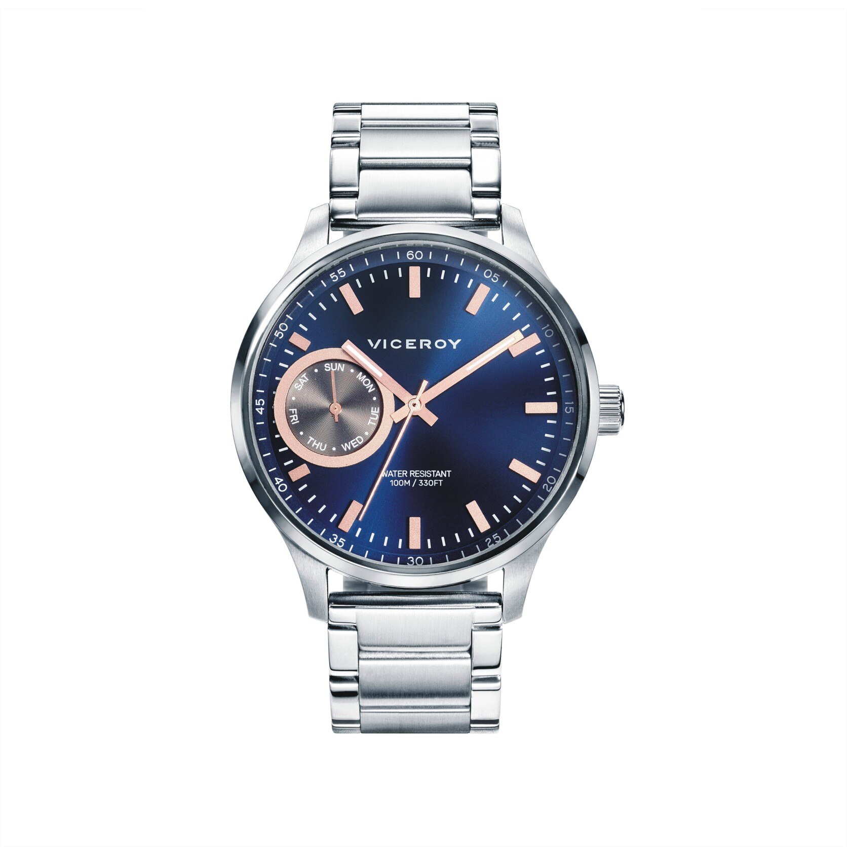 Ceas Viceroy 471057-37, Magnum, barbatesc, inox, cadran albastru