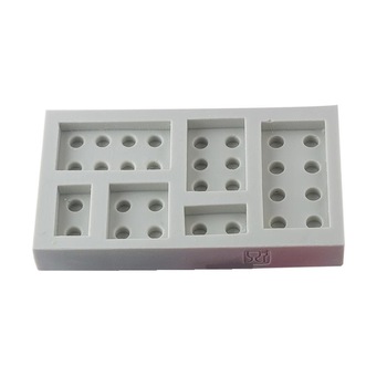 Mulaj silicon Lego cu 6 forme - Lumea Basmelor Mulaj silicon Lego cu 6 forme - Lumea Basmelor
