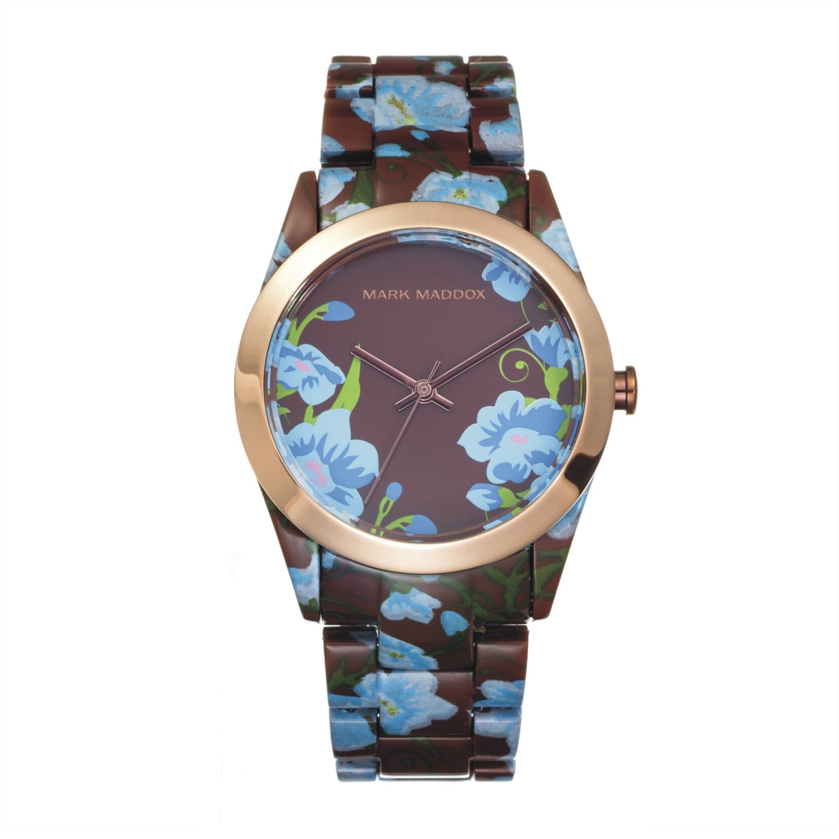 Ceas Mark Maddox MP0003-40, dama, motiv floral, carcasa 36mm