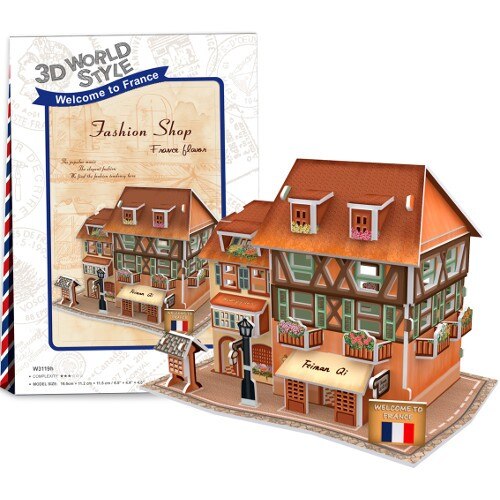 Puzzle 3D Magazin Vestimetar