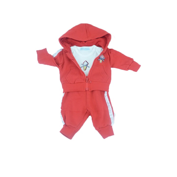 Trening 3 piese fetite Vitamins MSZ-008, Multicolor