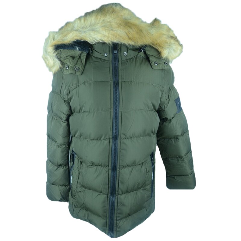 Geaca imblanita pentru baieti Happy House KK723-V, Verde