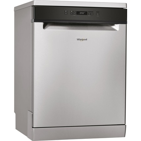 Masina de spalat vase Whirlpool WFC3B19X, 13 seturi, 5 programe, Clasa A+, Display Digital, Motor Inverter, 60 cm, Inox