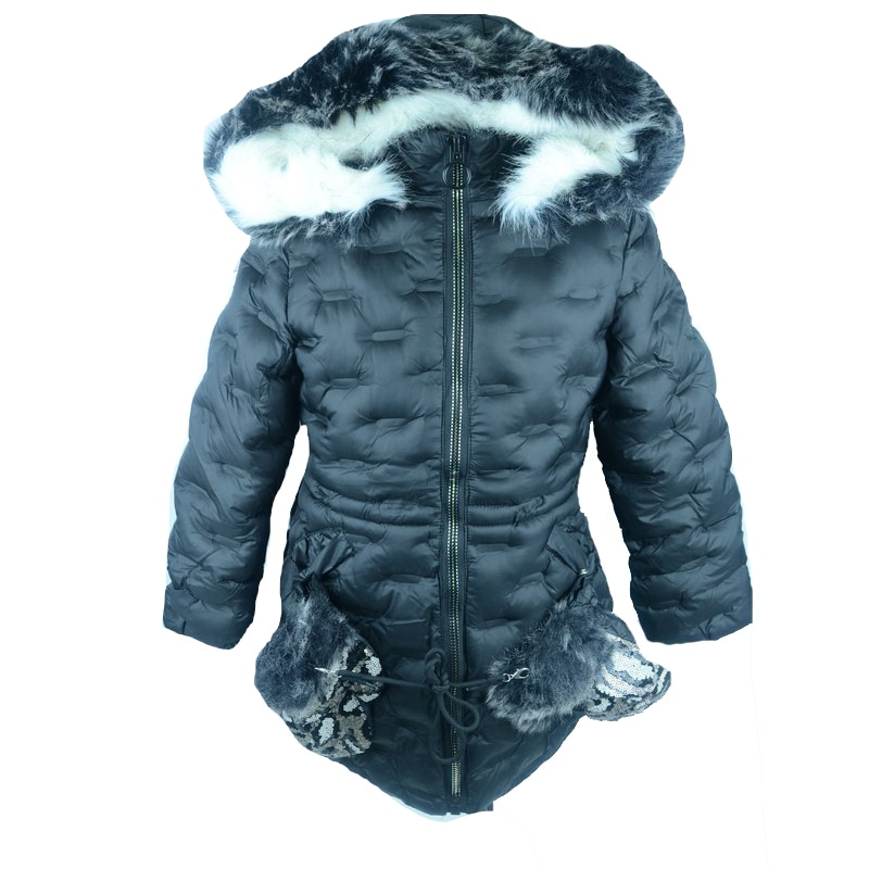 Geaca imblanita pentru fetite Happy House KK759-N, Multicolor