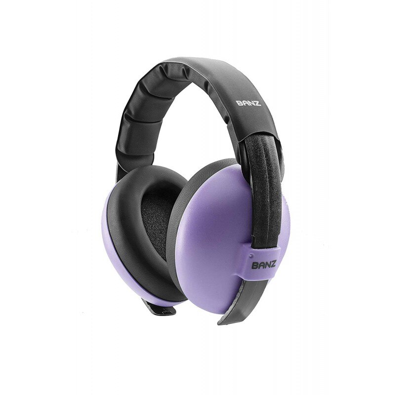 Casti antifoane bebelusi si copii 3-36 luni, Banz, Mov