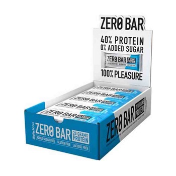 Batoane proteice fara zahar, Zero Bar Protein, BioTechUSA, Cutie 20x50g Aroma Chocolate Coconut Batoane proteice fara zahar, Zero Bar Protein, BioTechUSA, Cutie 20x50g Aroma Chocolate Coconut