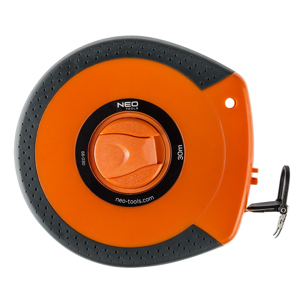 Ruleta cu banda din fibra de sticla, 13mm x 30m, NEO 68-030