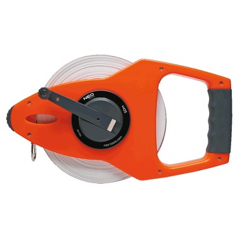 Ruleta cu banda din fibra de sticla, 13mm x 50m, NEO 68-050 Ruleta cu banda din fibra de sticla, 13mm x 50m, NEO 68-050