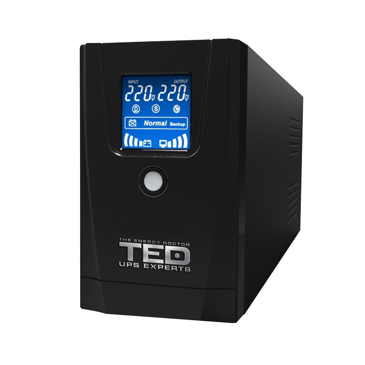 UPS 2200VA / 1200W LCD cu stabilizator 3 iesiri schuko , TED Electric
