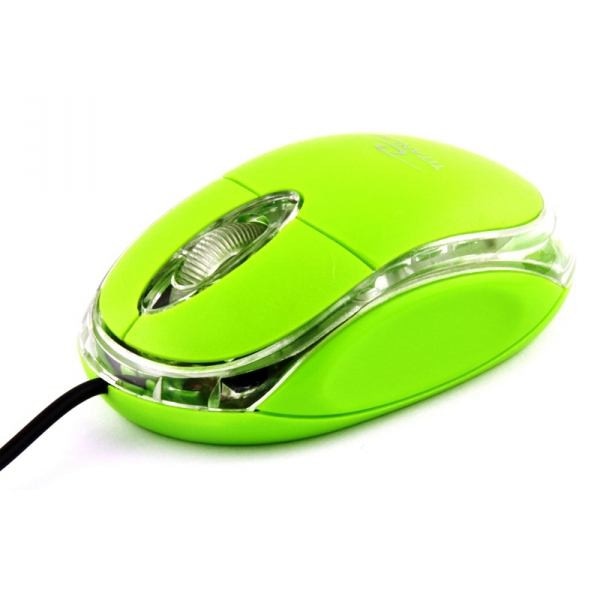 Mouse Optic Esperanza Titanum Raptor TM102, USB, 1000 DPI, verde