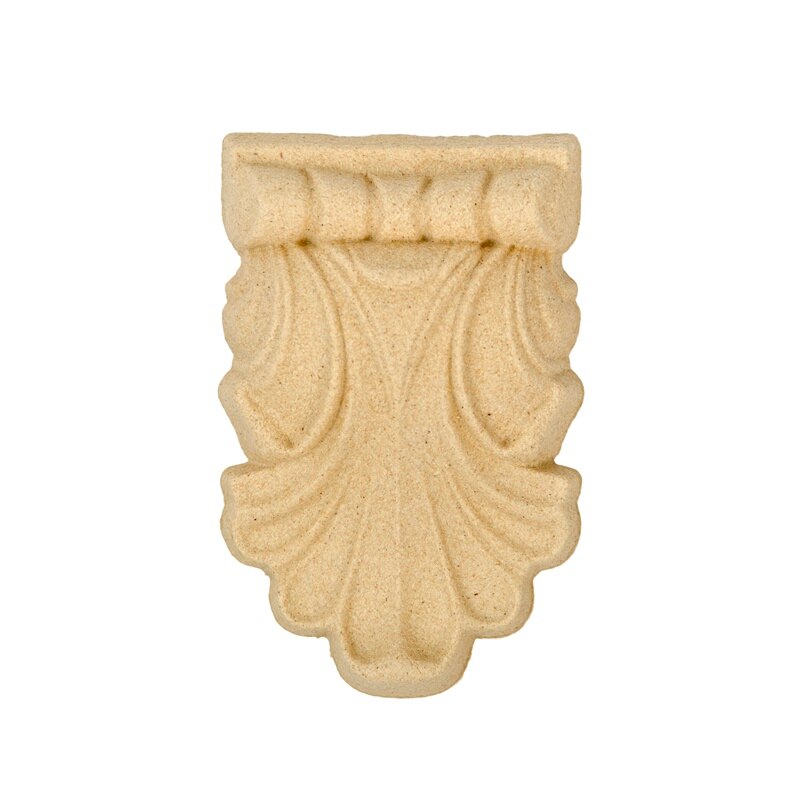 Ornament din lemn termoplastic - picatura mica, 4.1 x 6.6 x 1.3 cm