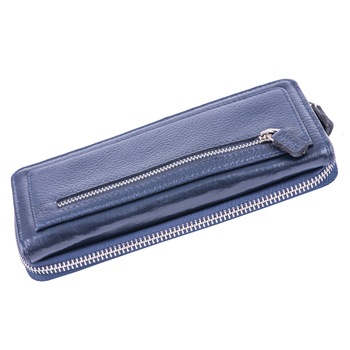 Portofel dama piele,Toro Nero,Lady zipper blue Portofel dama piele,Toro Nero,Lady zipper blue