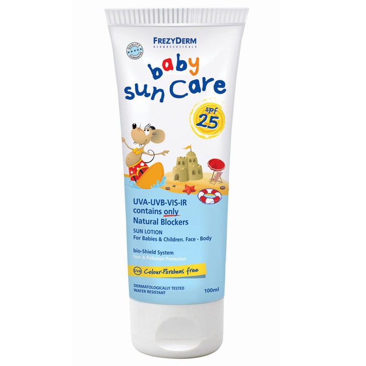 Lotiune protectie solara Frezyderm Baby Suncare SPF25 Cream 100ml