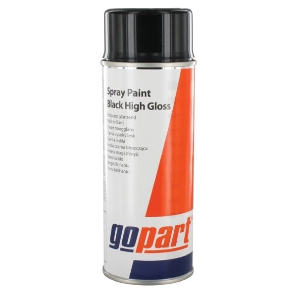 Spray vopsea negru 400 ml, GoPart