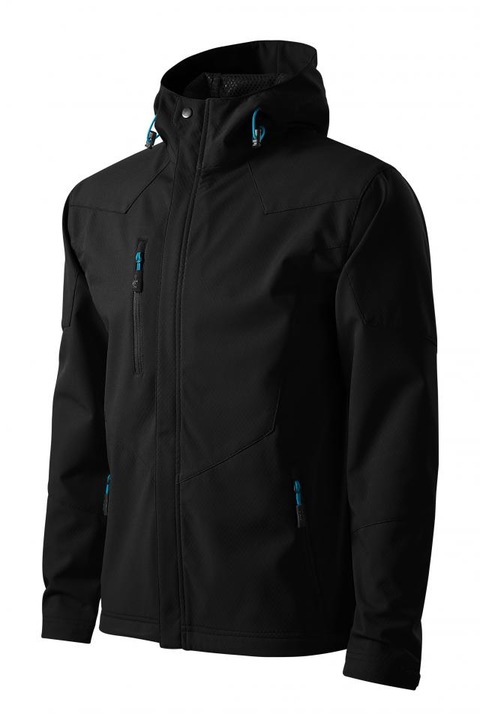 Férfi Nano softshell kabát, fekete, S-es méret