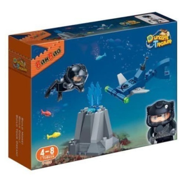 Set de constructie BanBao 58 de piese, Comoara Duncan