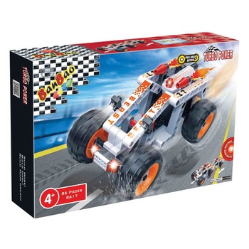 Set de constructie multicolor BanBao, 86 piese, Masina Beast Set de constructie multicolor BanBao, 86 piese, Masina Beast