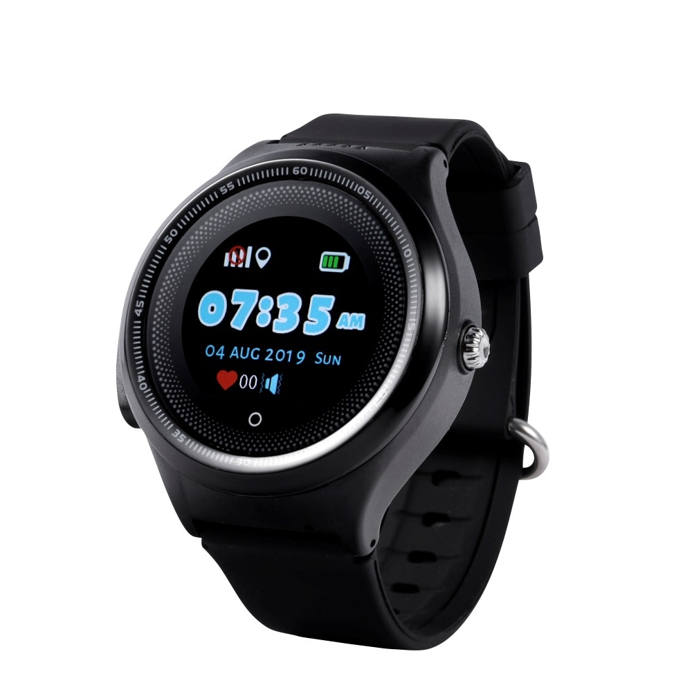 Ceas Smartwatch Pentru Copii Wonlex KT06 cu Functie Telefon, Localizare GPS, Apel Monitorizare, Pedometru, SOS, Negru