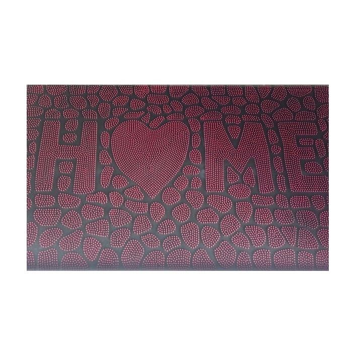 Covoras baie 3D, tip piscina , 45x75cm, rectangular, gramaj 1 kg, , cauciuc, tip trafic intens, culoare rosu , model Home,