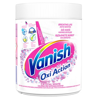 Pudra pentru indepartat pete Vanish OXI WHITE POWDER, 423gr Pudra pentru indepartat pete Vanish OXI WHITE POWDER, 423gr