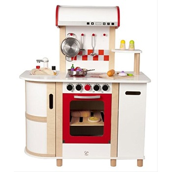 Jucarie Bucatarie de lemn multifunctionala - Hape Jucarie Bucatarie de lemn multifunctionala - Hape