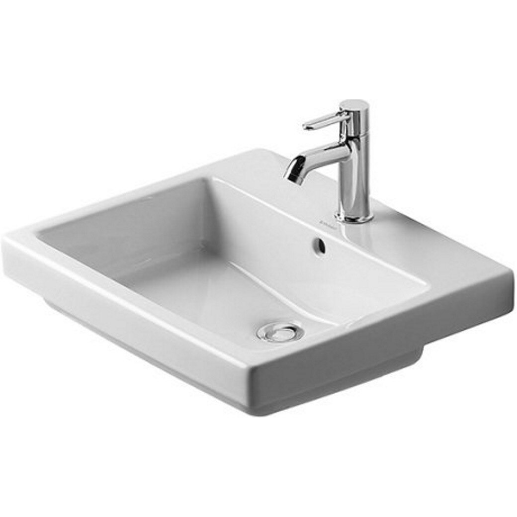 Lavoar Duravit Vero 55cm, montare pe blat