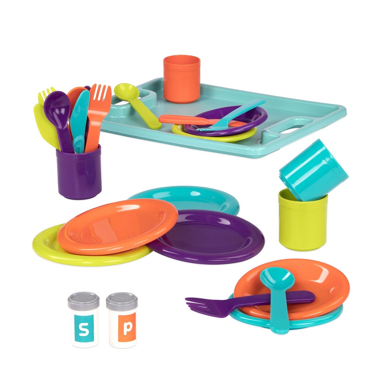 Set de cina 27 piese pentru 4 copii Battat
