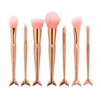 Set 7 Pensule Profesionale de tip SIRENA, Magical Mermaids, Rose Gold Set 7 Pensule Profesionale de tip SIRENA, Magical Mermaids, Rose Gold